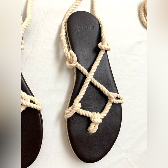 J Crew Lace Up Sandals - Picture 2 of 5